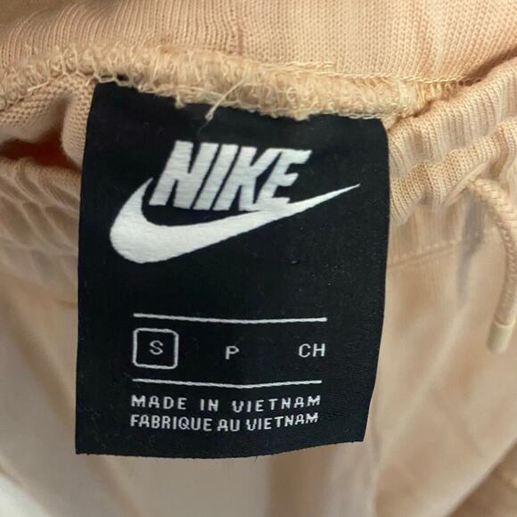 NEW Nike Womens Pink Wide Leg High Rise Loose Fit Sweat Pants Size Small Active - Picture 8 of 14